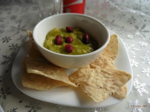 dip de guacamole amb mango i nabius