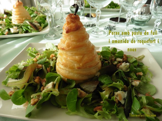 Pera en pasta de full