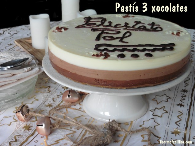 pastís 3 xocolates