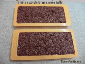 Torró de xocolata amb arròs inflat 3