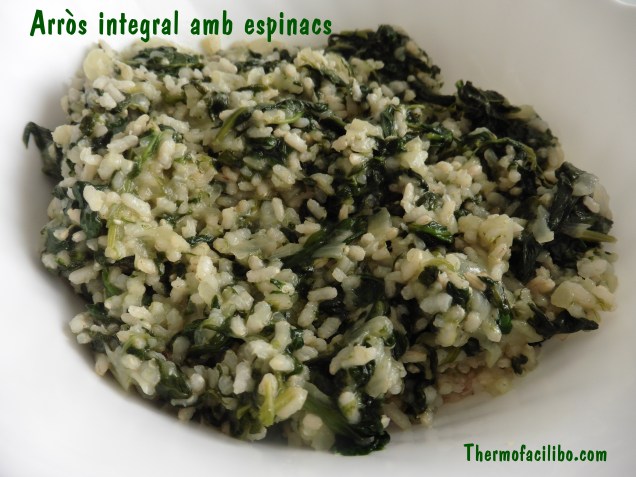 arroç integral amb espinacs (2).
