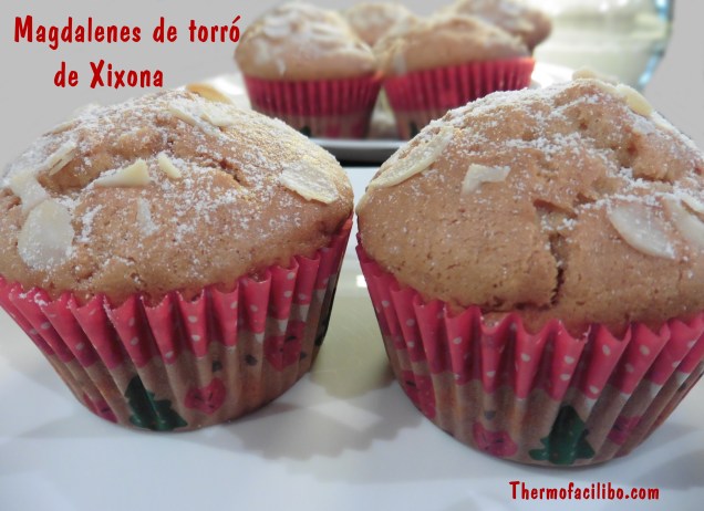 Magdalenes de torró de Xixona