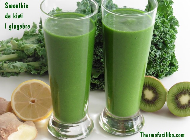 smoothie de kiwi i gingebre.