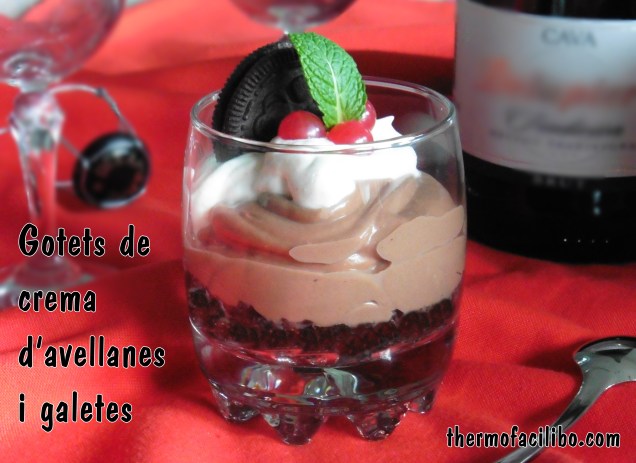 Gotets de crema d'avellanes i galetes 2