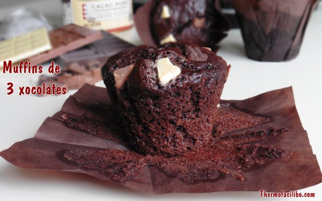 Muffins de 3 xocolates.2