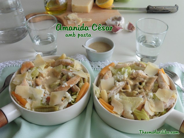 Amanida Cèsar amb pasta.3