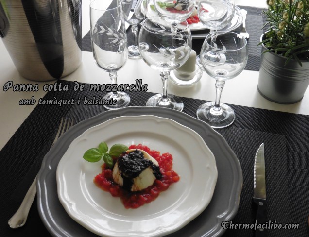 Panna cotta de mozzarella.2