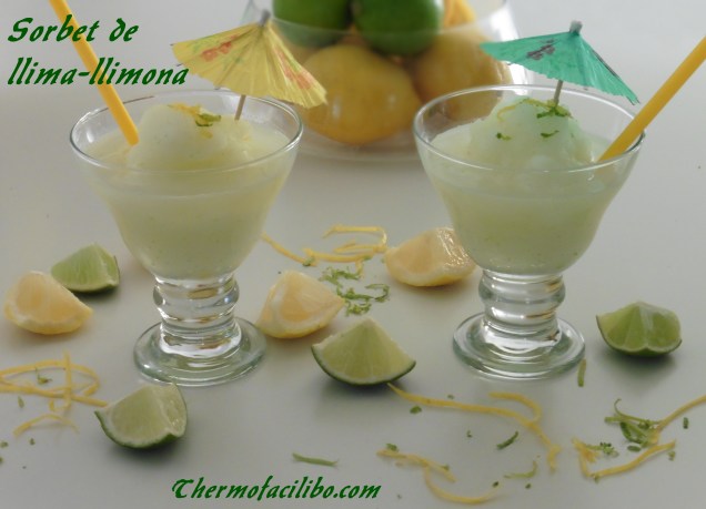 Sorbet de llima-llimona..