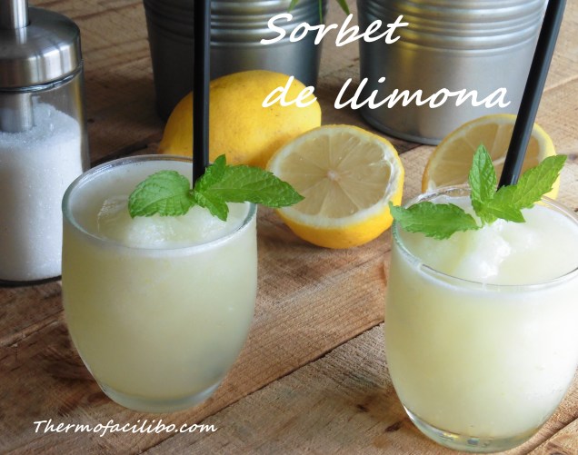 Sorbet de llimona.
