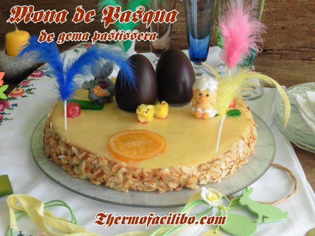 Mona de pasqua de gema pastissera...