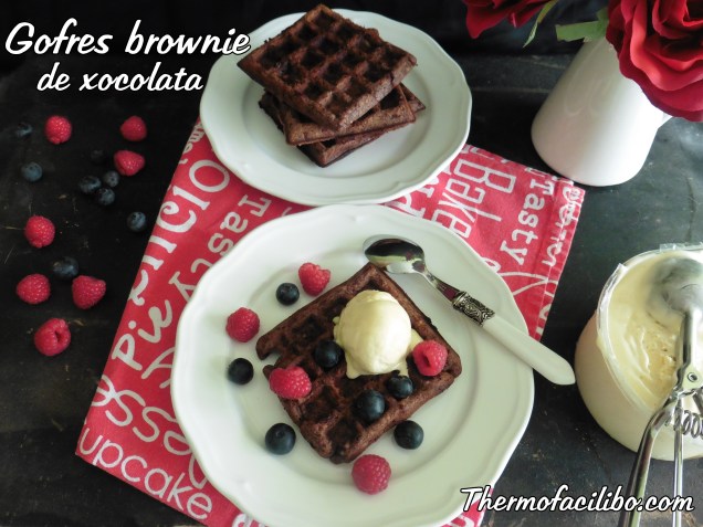 Gofres brownie de xocolata.2