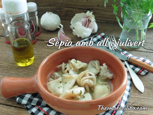 Sèpia amb all i julivert