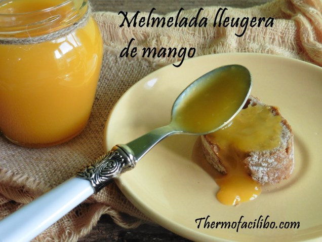 Melmelada lleugera de mango