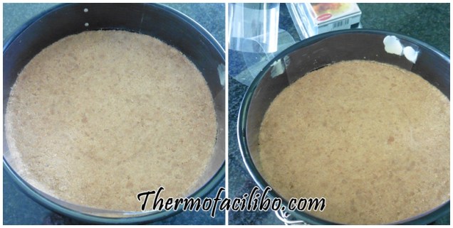 Pastís mousse de llet merengada