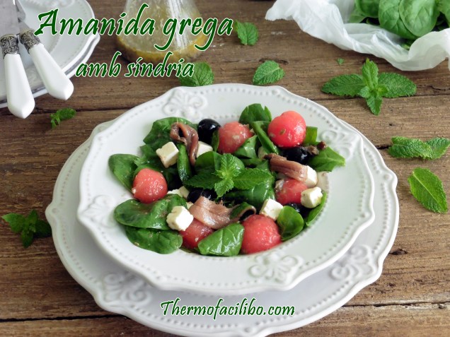 Amanida grega amb síndria..