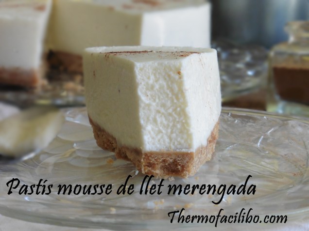 Pastís mousse de llet merengada.5