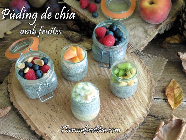 Púding de chía amb fruites..