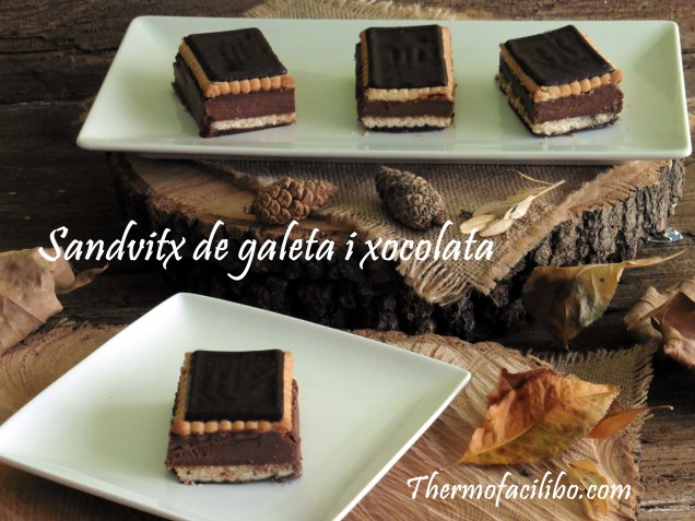 Sandvitx de galeta i xocolata