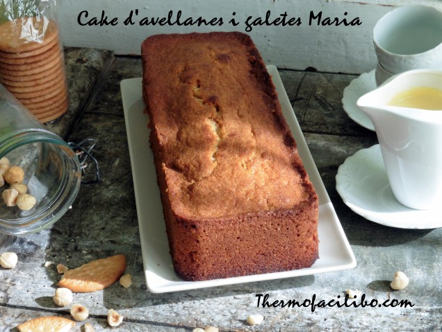 Cake d'avellanes i galetes Maria