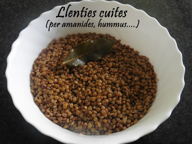 Llenties cuites per amanides