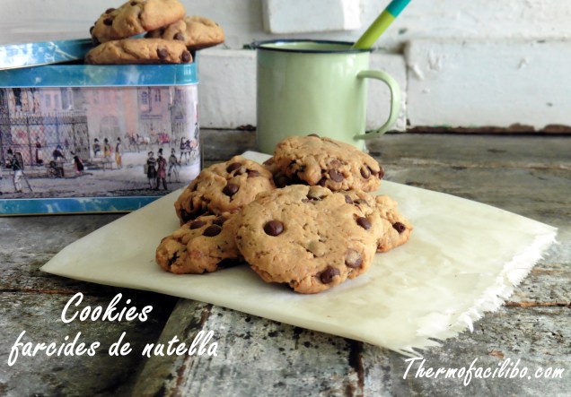 Cookies farcides de nutella
