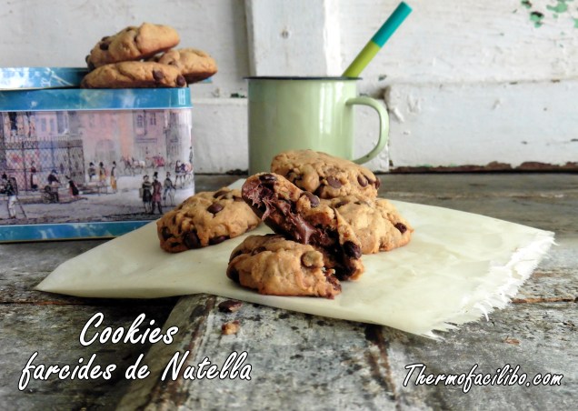 Cookies farcides de nutella .