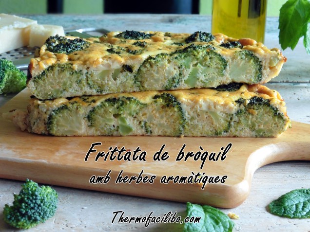 Frittata de bròquil amb herbes.1
