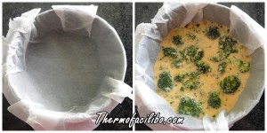 Frittata de bròquil amb herbes prep