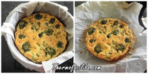 Frittata de bròquil amb herbes prep..