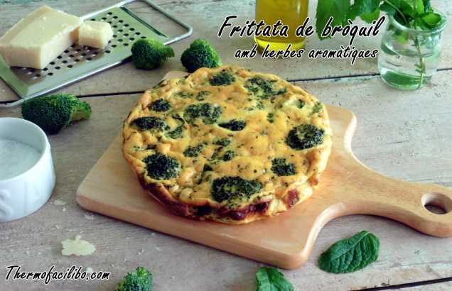 Frittata de bròquil amb herbes