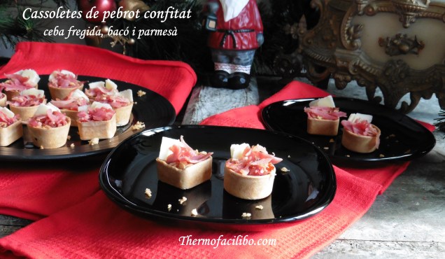 Cassoletes de pebrot confitat .1