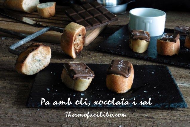 Pa amb oli xocolata i sal