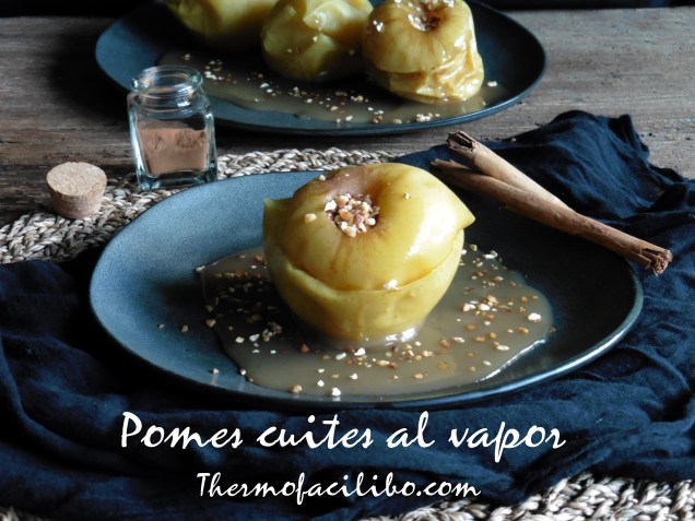 Pomes cuites al vapor.-
