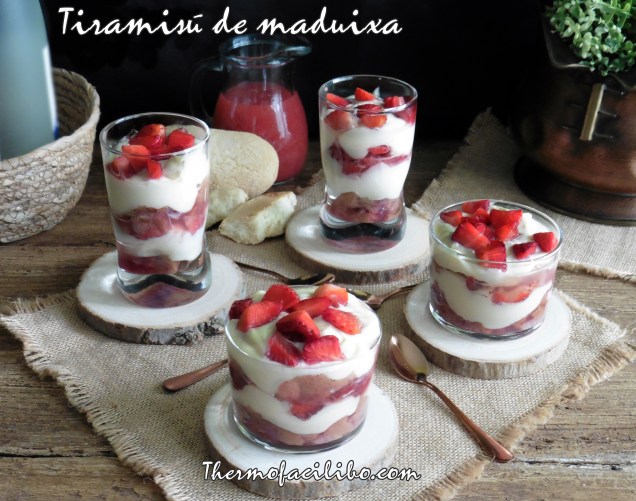 Tiramisú de maduixa-