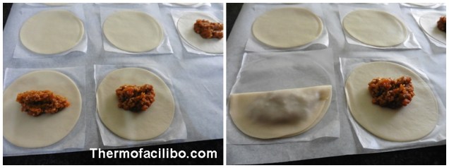 Crestes farcides de carn prep