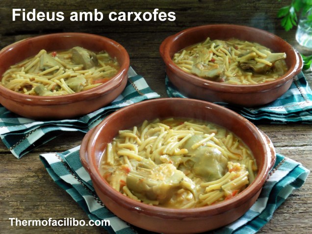 Fideus amb carxofes