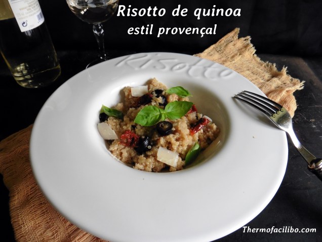 Risotto de quinoa estil provençal