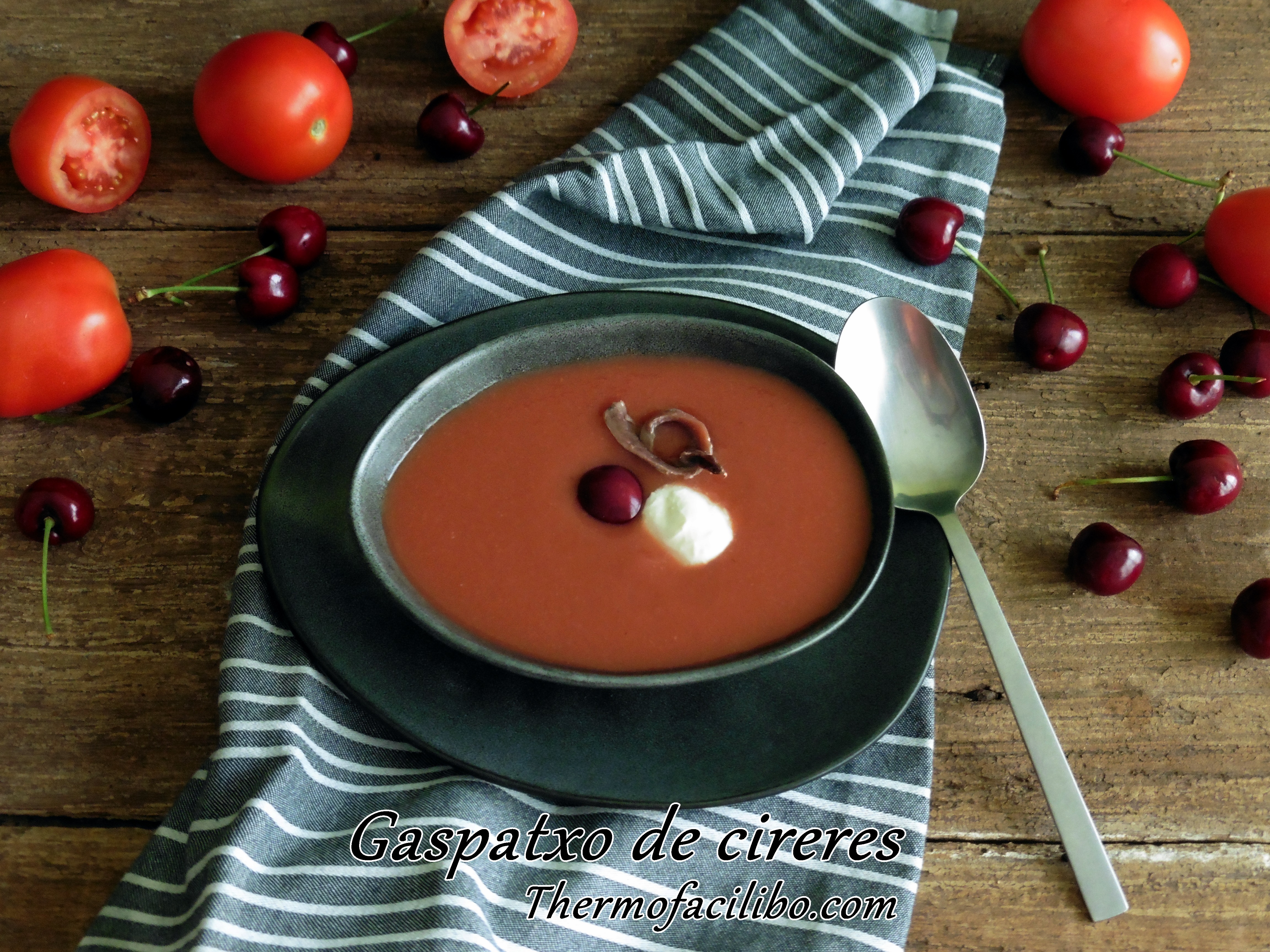 Gaspatxo de cireres
