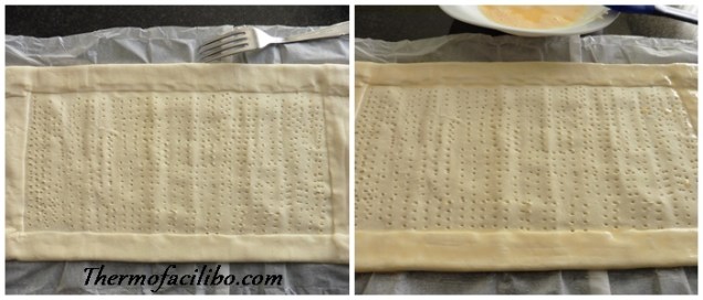 Pasta de full, crema i fruites prep.1