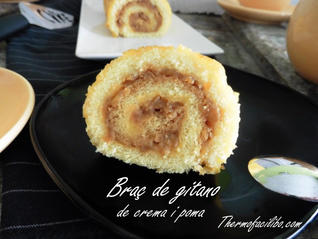 Braç de gitano de crema i poma.5