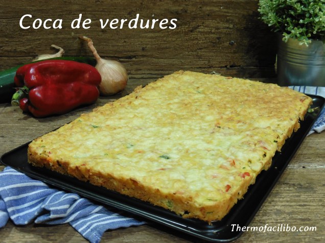 Coca de verdures