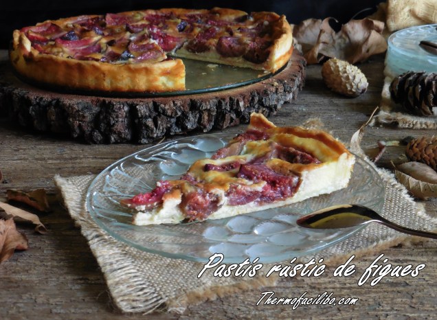 Pastís rustic de figues