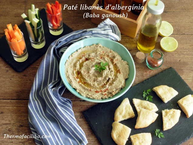 Paté libanès d'albergínia.+