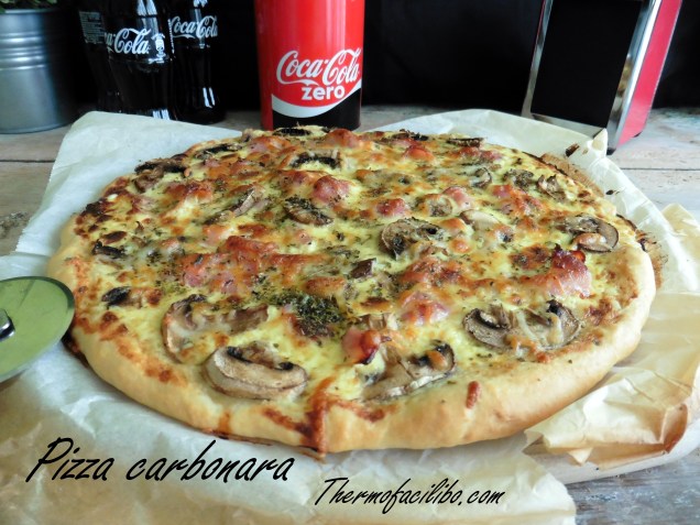 Pizza carbonara+