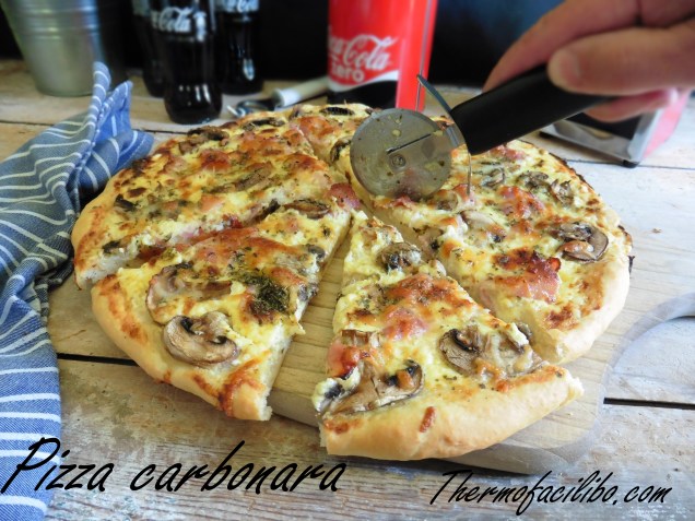 Pizza carbonara+3