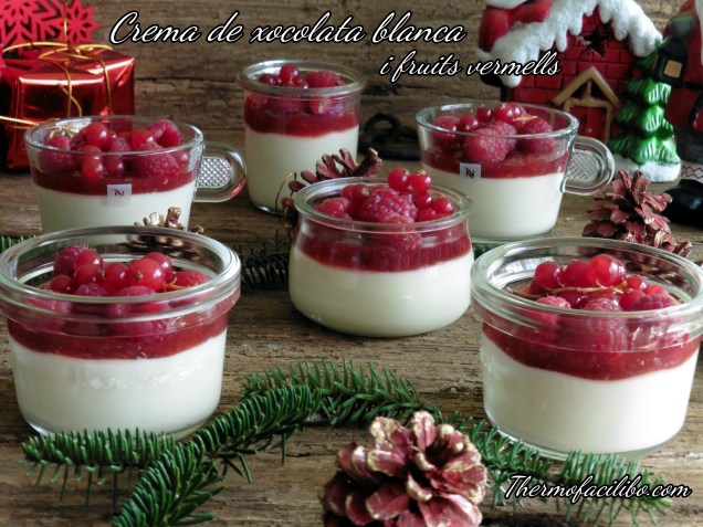 Crema de xocolata blanca i fruits vermells.1