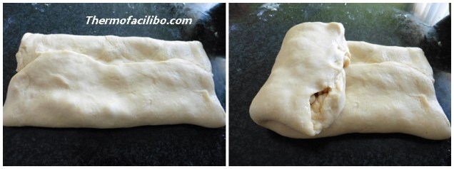 Panettone de marrons glacés prep.2