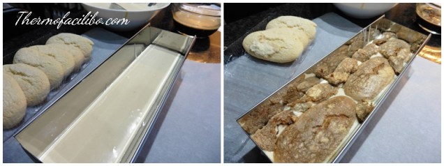 Tiramisu de torro semifred en motlle