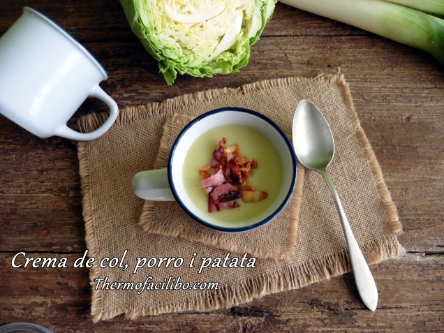 Crema de col, porro i patata