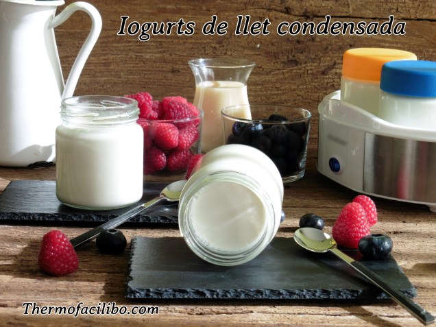 Iogurts de llet condensada +